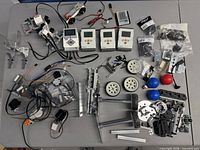 Overview of entire lot spread on table