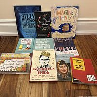 All ten books front covers visible and legible