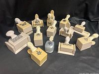 All 13 Martha Stewart border punches group shot