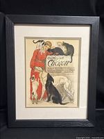 Framed print full view showing artwork, mat and frame