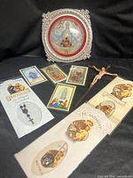 Group shot showing all devotional items