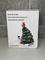 Front view of sealed Catalina Christmas tree lamp box