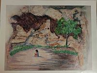 Full view of signed color print