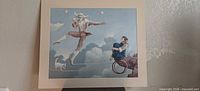 Full view of unframed Michael Parkes print