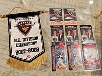 Mini banner and all schedules laid out