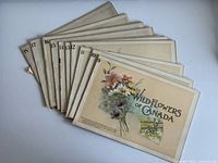 Stack of loose fascicles with colour cover illustration and numbers 9-19 visible