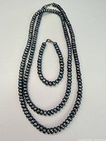 Necklace and bracelet full view