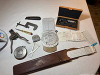 Overview of all tools laid on table