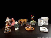 All eight items arranged on table