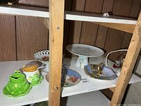 Shelf view showing all items together
