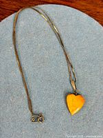 Full view of necklace and pendant