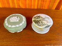 Both lidded boxes side by side