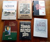 All six books laid out front covers visible