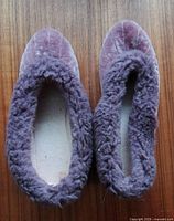 Top view of both slippers showing overall appearance