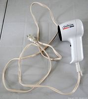 Hair dryer full view with cord