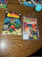 Front covers of both comics showing titles, artwork and 12¢ price