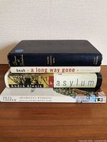 Stack view of all four book spines