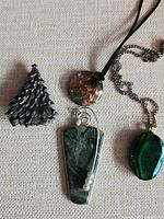 Front view of all four jewelry items