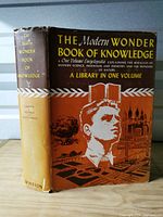 Front of book with dust jacket showing full title and graphics