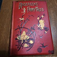 Front cover showing gilt and black stamped decoration and title