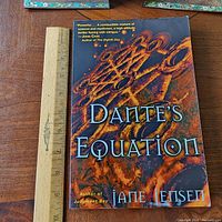 Front cover beside ruler