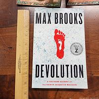 Front cover with ruler showing scale