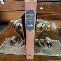 Spine view of book showing title, author, and wear