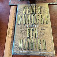 Front dust jacket of Seven Wonders showing title and author