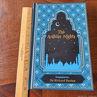 Front cover showing design and ruler for scale