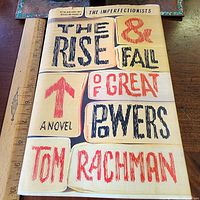 Front cover showing full dust jacket design with ruler for scale