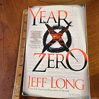 Front cover with ruler indicating 8-inch height