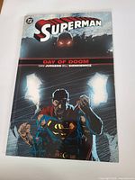 Front cover of Superman Day of Doom paperback