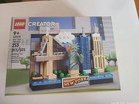 Front of sealed Lego Creator 40519 New York Postcard box