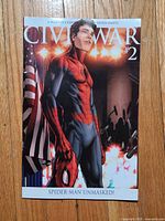 Front cover of Marvel Civil War #2 showing Spider-Man