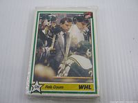 Front view showing top card Rob Daum and sealed wrap