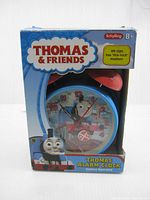 Front view of boxed Thomas & Friends alarm clock