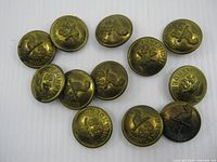 Front view showing all 12 brass 48th Highlanders buttons