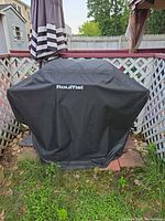Grill covered with Rouffiel cover