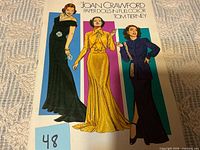 Front cover showing title and three Joan Crawford illustrations