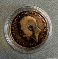 Obverse showing George V bust and inscription