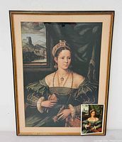 Framed print front view showing entire artwork and frame