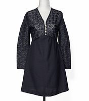 Front view of full dress on mannequin