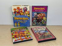 Group shot of the four Fraggle Rock DVD titles