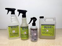Group shot of four Mrs. Meyer’s Clean Day products