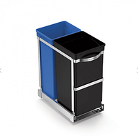 Full view of assembled pull-out bin system