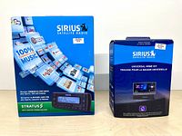 Front view of both sealed Sirius boxes