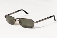 Three-quarter front view showing frame style and lens tint