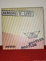 Front cover showing Aerosmith – Live! Bootleg gatefold album