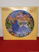 Front of sleeve showing Cinderella and Fairy Godmother image