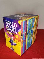 Slipcase angled view showing Roald Dahl Collection artwork